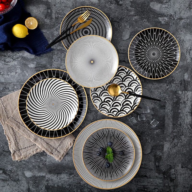 Factory price ceramic dinnerware, dinner plates of various crafts