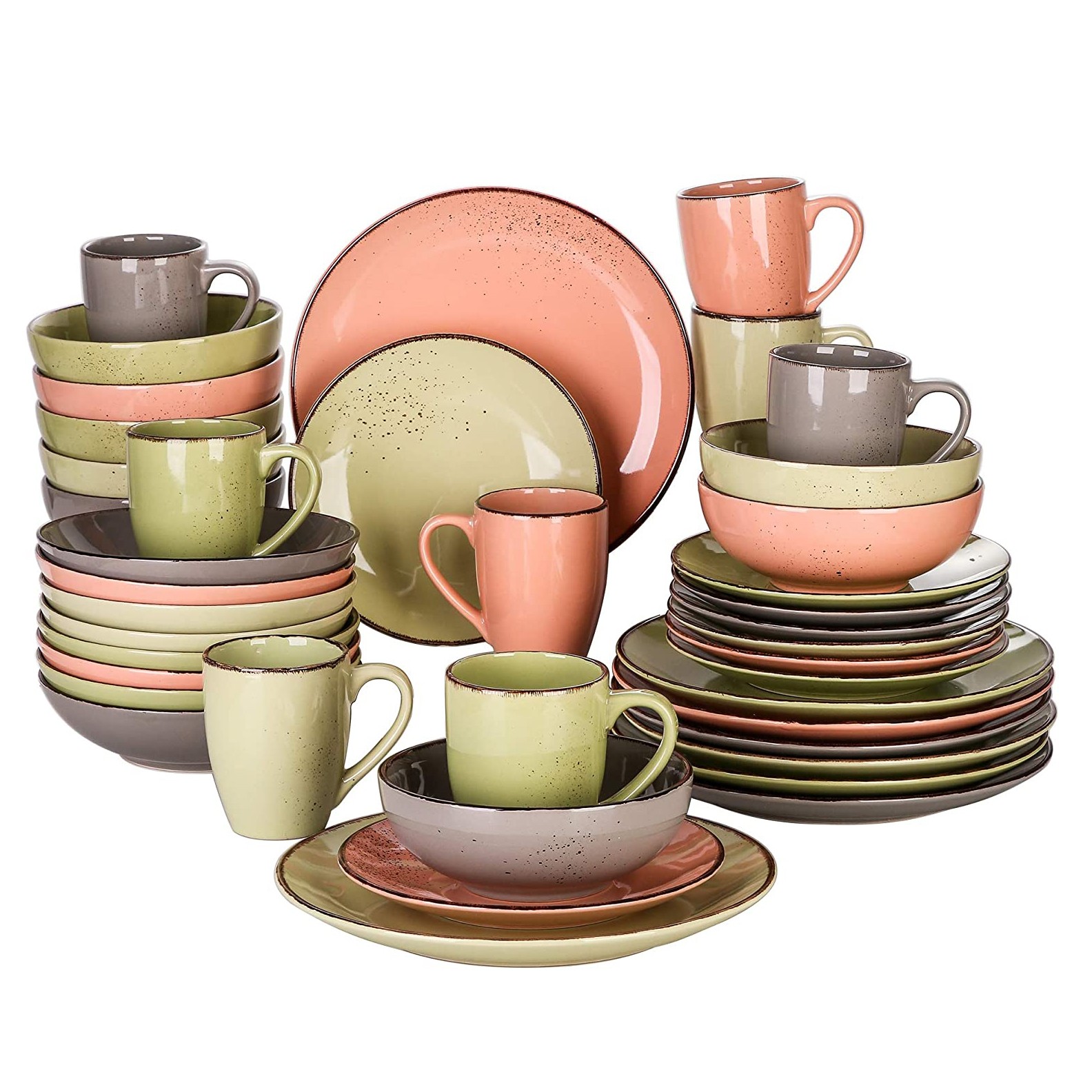 New Design Dinnerware Plates and Bowl Tableware Sets 12/16pcs Dinner Set