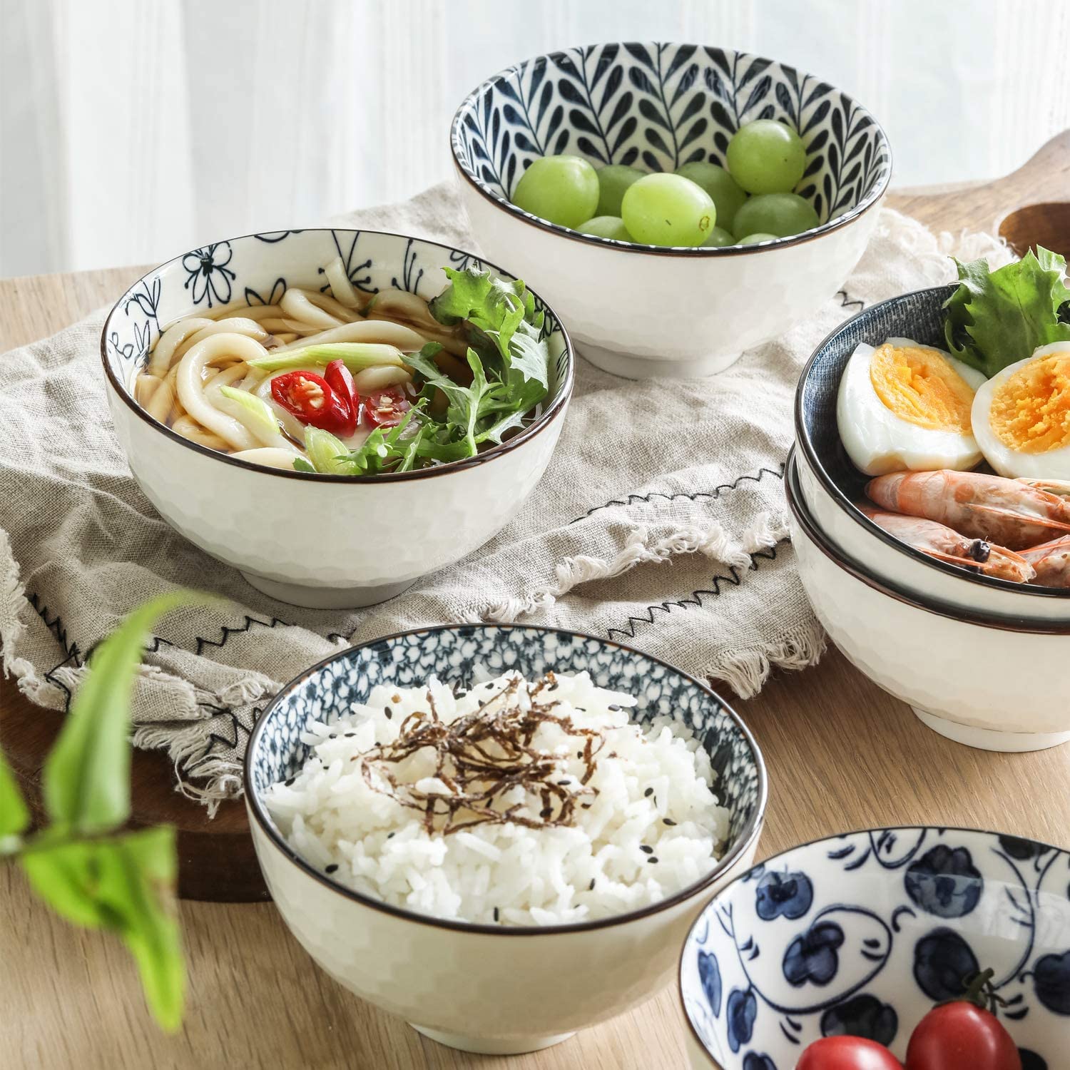 Wholesale price Round salad bowl Ceramic pad printing dinnerware Ceramic bowl set