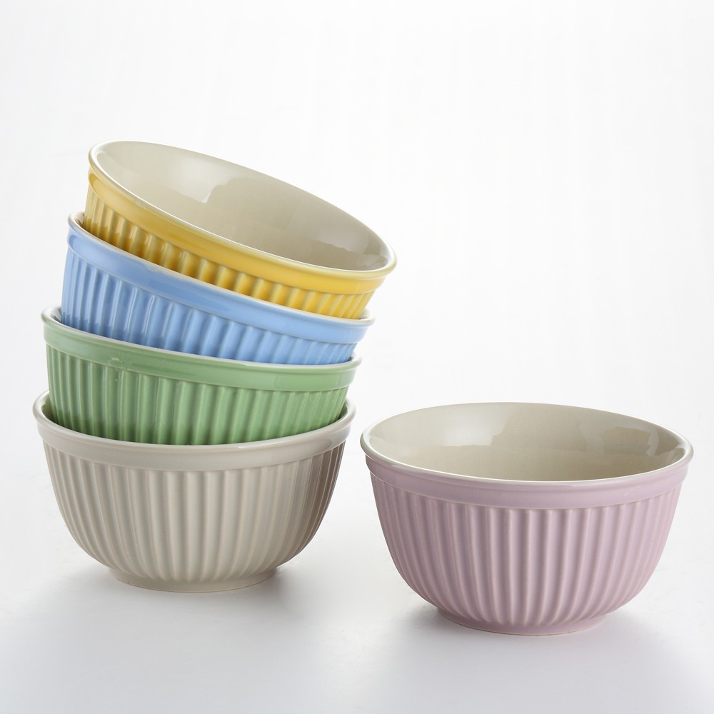 Wholesale Price Round Ceramic Dinnerware Porcelain Bowl Set