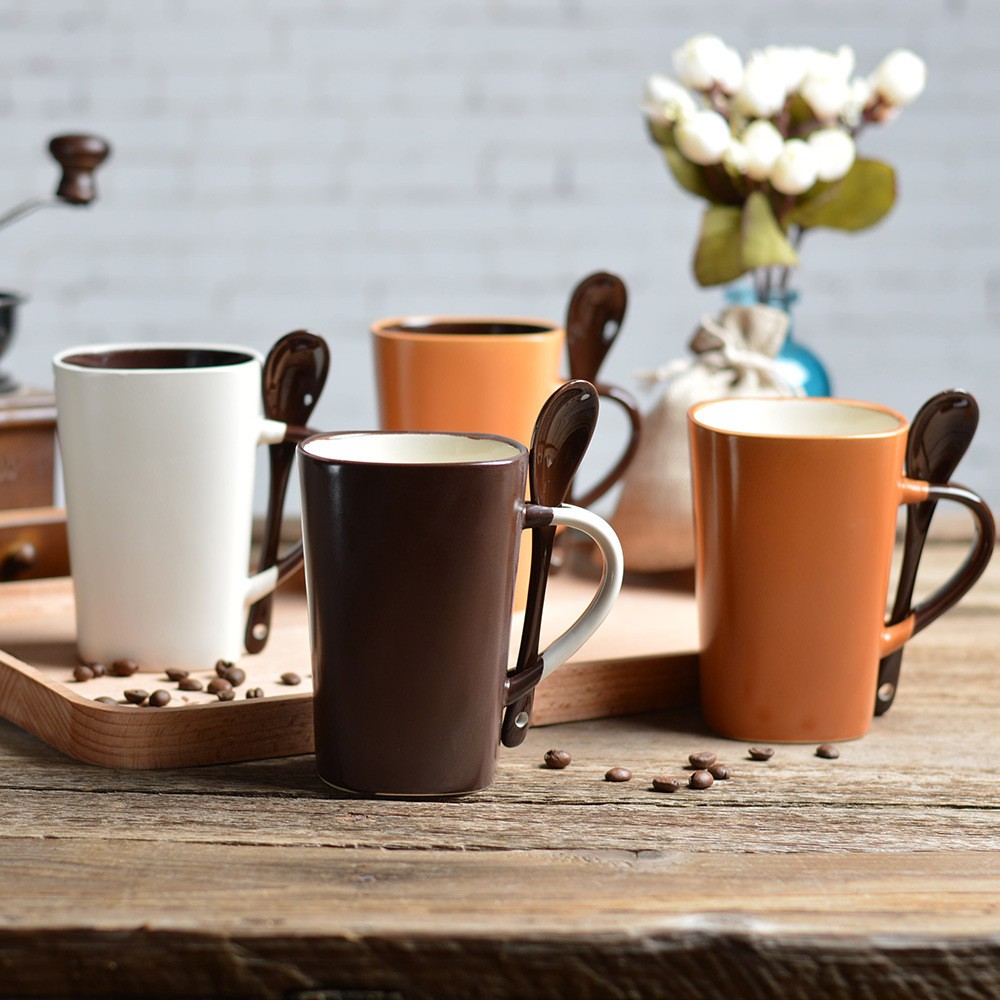 Exquisite ceramic soup mug, coffee cup, milk cup