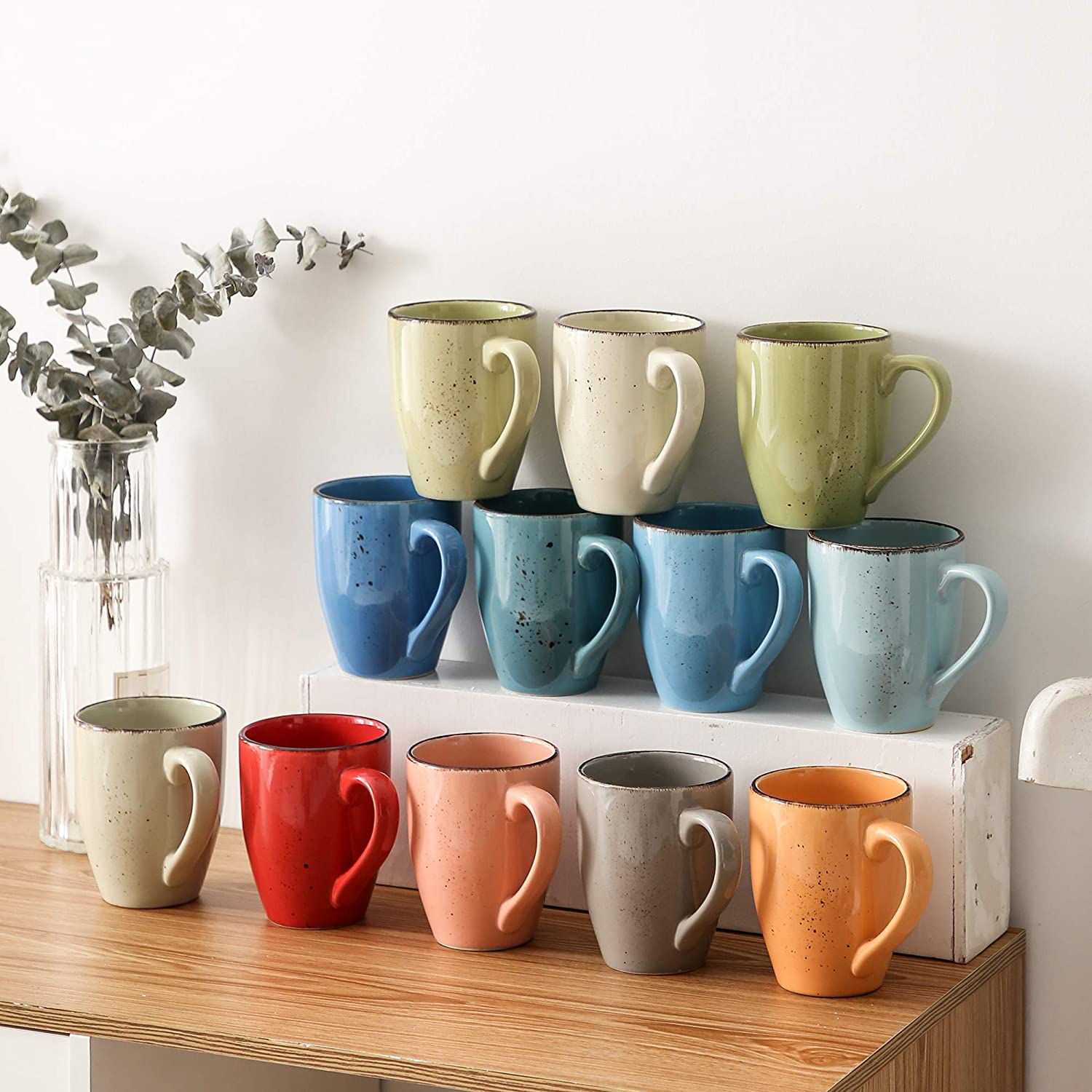 Wholesale price of various ceramic cups & mugs, customized design, color and packaging